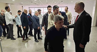 Başkan Sezer personel ile bayramlaştı