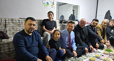 Başkan Tatık iftarda Canatan ailesine konuk oldu