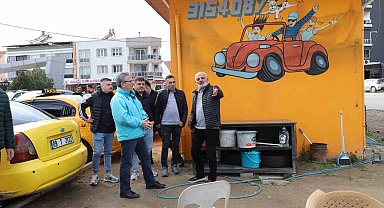 Başkan Tetik taksicilerin sorunlarını dinledi