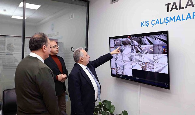 Başkan Yalçın kış çalışmalarını yönetti