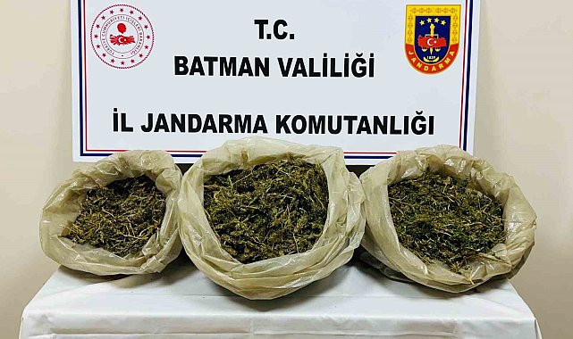 Batman'da bir evde 21 kilo esrar bulundu: 1 tutuklama