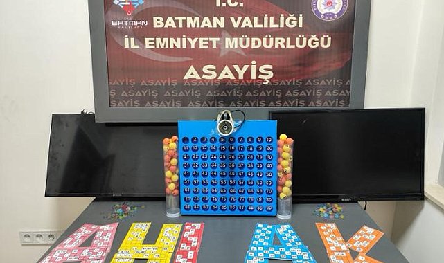 Batman'da kumar oynayan 41 kişiye 379 bin TL ceza