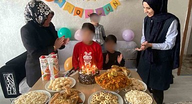 Batman'da öksüz ve yetim çocuklar doğum günlerinde yalnız bırakılmadı
