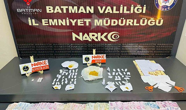 Batman'da uyuşturucu operasyonu: 3 kişi tutuklandı