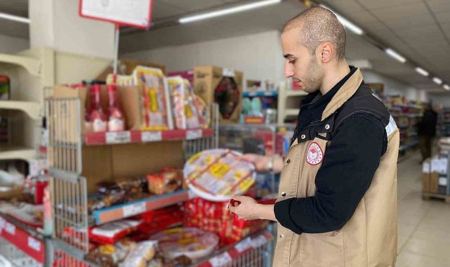 Bayburt'ta marketlerde Ramazan denetimi yapıldı