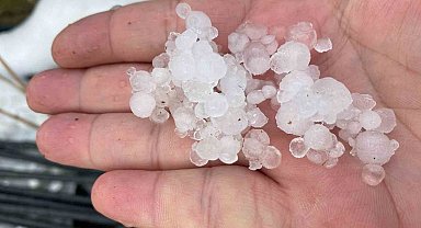 Bayram sabahı Antalya'ya dolu sürprizi