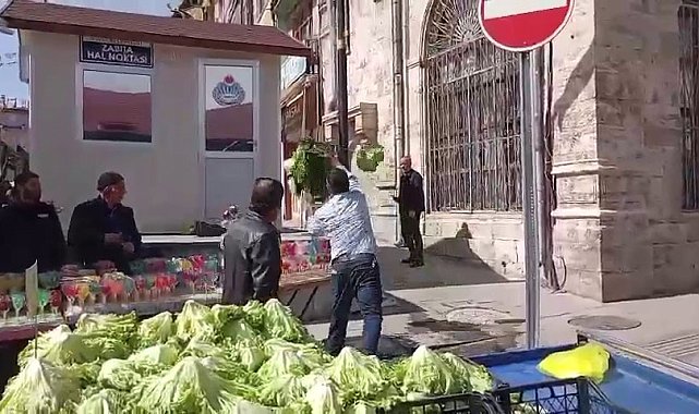 Belediyeyi protesto eden seyyar satıcının dükkanı olduğu ortaya çıktı