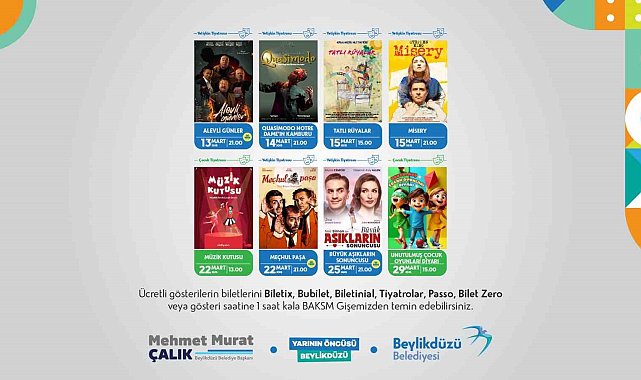 Beylikdüzü'nde kültür sanat etkinlikleri Mart ayında da dopdolu