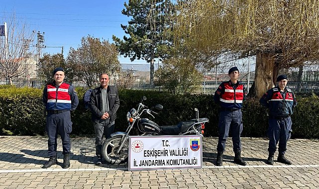 Beylikova'da çalışan motosiklet aynı gün il merkezinde ele geçirildi