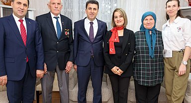 Bilecik Valisi Aygöl'den Kıbrıs Gazisi Bilal Özkan'a ziyaret