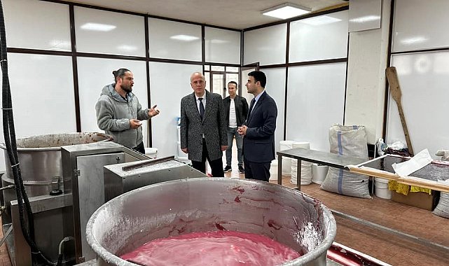 Bilecik'in yöresel ürünü meşhur ayva lokumu üretim tesisine ziyaret