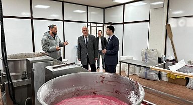 Bilecik'in yöresel ürünü meşhur ayva lokumu üretim tesisine ziyaret