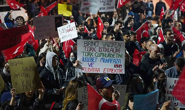 Bilecik'te İmamoğlu'na destek yürüyüşü sonrası 1 kişi gözaltına alındı