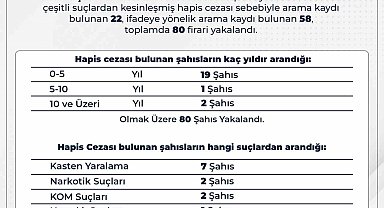 Bingöl'de 80 firari yakalandı