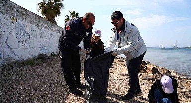 Bodrum'da deniz çöpleri kayıt altına alındı
