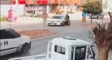 Bodrum'daki kaza güvenlik kamerasına yansıdı
