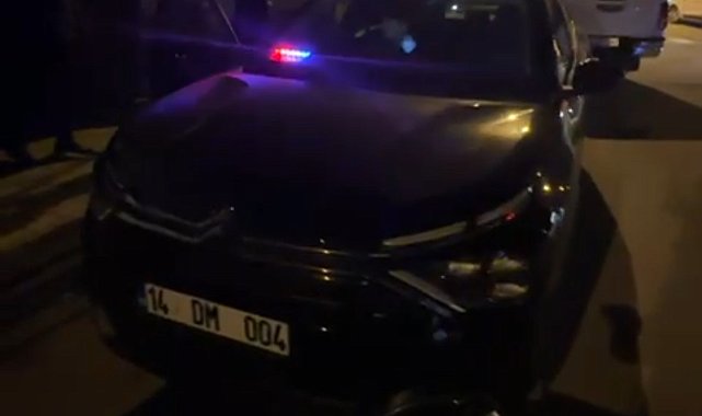 Bolu'da çakarlı ehliyetsiz sürücüye 333 bin lira ceza