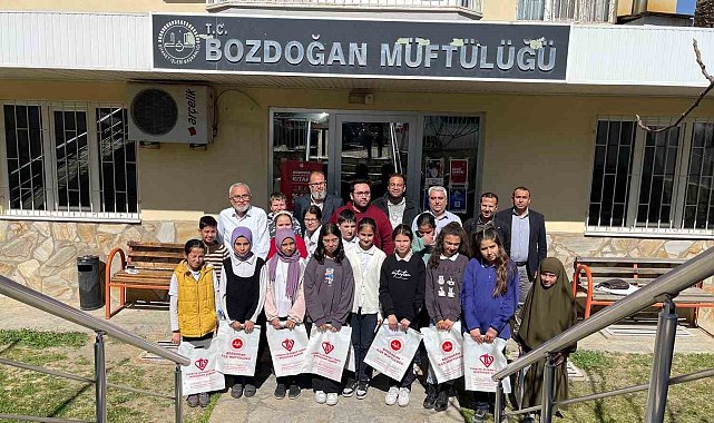 Bozdoğan'da dereceye giren öğrenciler ödüllendirildi