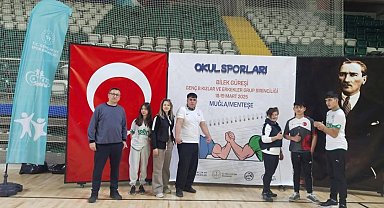 Bozdoğan'ın güçlü bilekleri şampiyonadan madalyalarla döndü