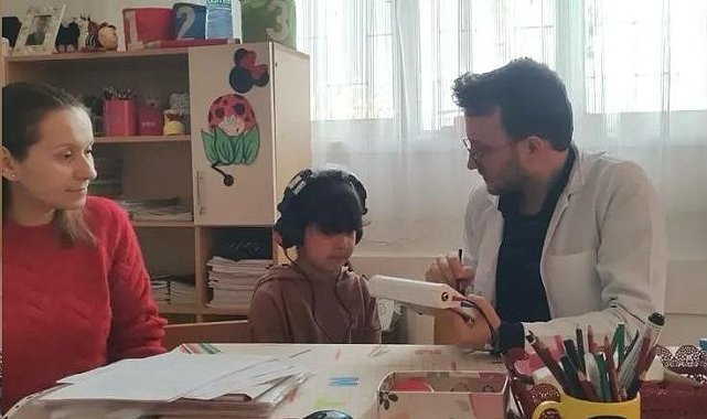 Bozyazı'da öğrencilere işitme ve tarama testi yapıldı
