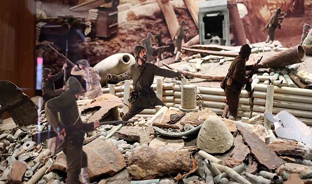 Bu müzeye gelen Çanakkale Savaşı'nı yaşıyor