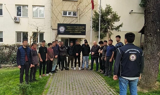 Bursa'da kaçak göçmenleri çalıştırdığı tespit edilen 2 şüpheli yakalandı
