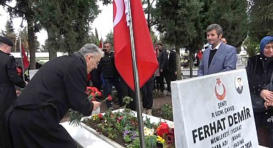 Bursa'daki şehitler unutulmadı
