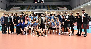 Bursa'da Nilüfer Belediyespor Eker ligi galibiyetle tamamladı