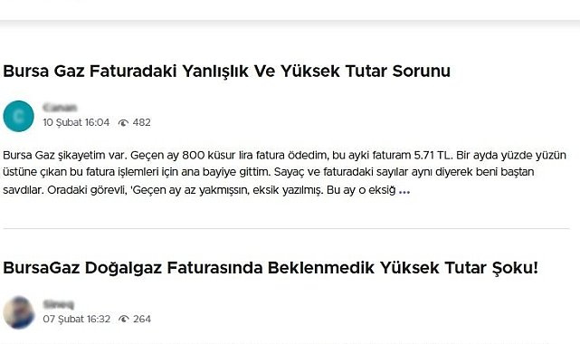 Bursagaz vatandaşı canından bezdirdi