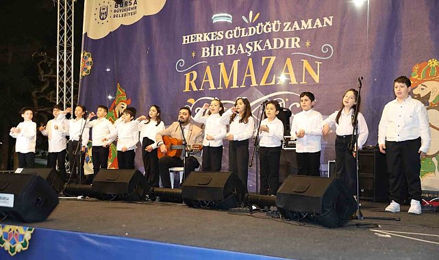 Bursalı çocuklardan Su Günü'ne özel konser