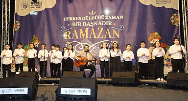 Bursalı çocuklardan Su Günü'ne özel konser