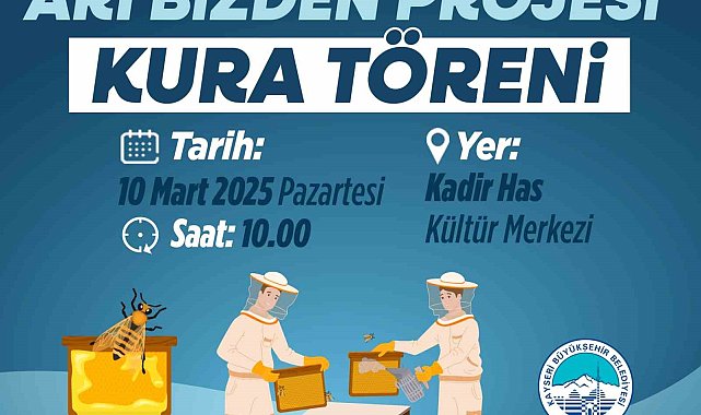 Büyükşehir'in Kovan Sizden Arı Bizden Projesi'nde kura heyecanı
