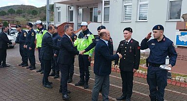Çan'da bayramlaşma töreni gerçekleştirildi