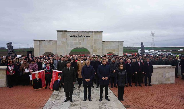 Çanakkale Zaferi'nin 110. yılı dolayısıyla tören düzenlendi