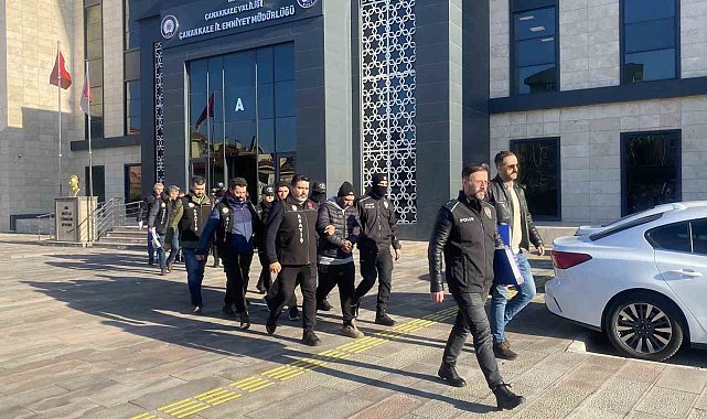 Çanakkale'de yaşlı vatandaşı 1 milyon TL dolandıran 6 şüpheli tutuklandı