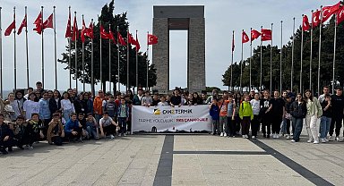 Çanakkale'de gençlerle yerinde tarihe yolculuk