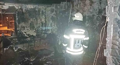 Çat'ta feci yangın: 1 ölü