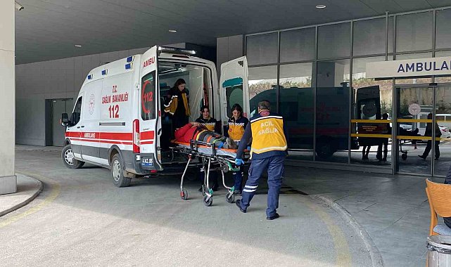 Çatıdan düşen kişi yaralandı