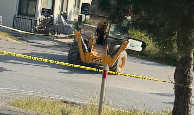Çeşme'de kepçe operatörüne silahlı saldırı