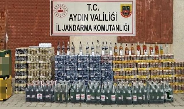 Çine'de sahte içki operasyonu