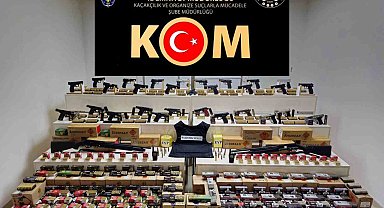 Çorum merkezli 30 ilde düzenlenen silah kaçakçılığı operasyonunda 16 tutuklama
