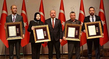 Çorum'da şehit aileleri ve gazilere devlet övünç madalyası tevcih edildi