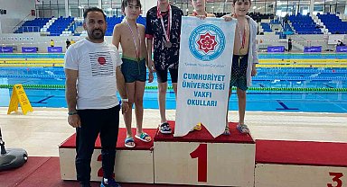 CÜ Vakfı Okulları sporcularından büyük başarı