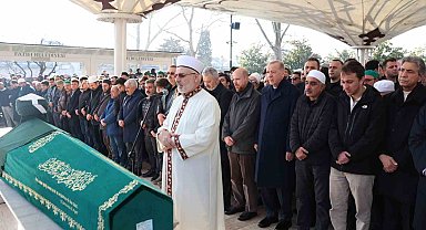 Cumhurbaşkanı Erdoğan, Kasım Yağcıoğlu'nın cenaze törenine katıldı