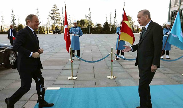 Cumhurbaşkanı Erdoğan, Polonya Başbakanı Tusk ile görüştü