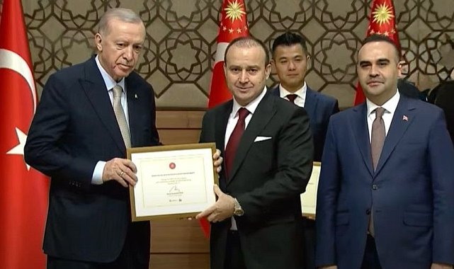 Cumhurbaşkanı Erdoğan'dan Bursalı firmaya teşekkür belgesi