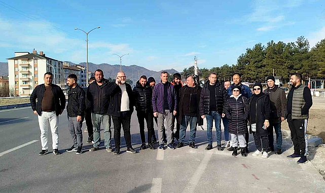 D100'deki yol genişletme çalışmasına vatandaşlardan tepki: "4 aydır iş yapamıyoruz"