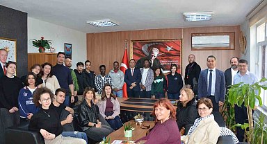 Dalaman İlçe Milli Eğitim Müdürü Avcı, yurtdışından gelen eğitimcileri ağırladı