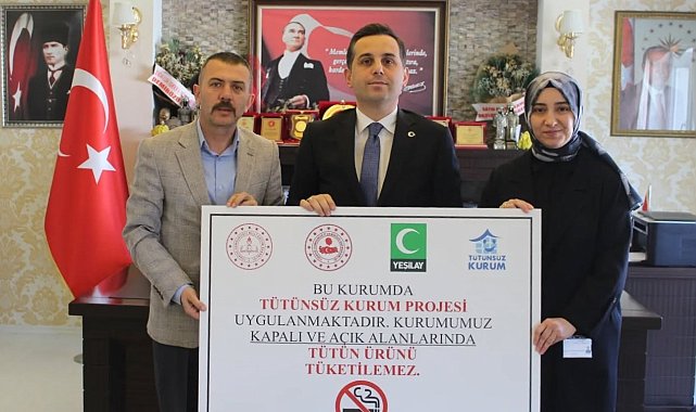 Demirözü'nde 'Tütünsüz Kurum' projesi devam ediyor