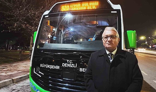 Denizli'de gece seferleri ile kesintisiz ulaşım başladı